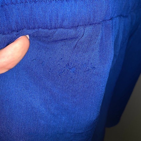 Blue Rain Romper (Francesca's) Blue - Picture 5 of 5